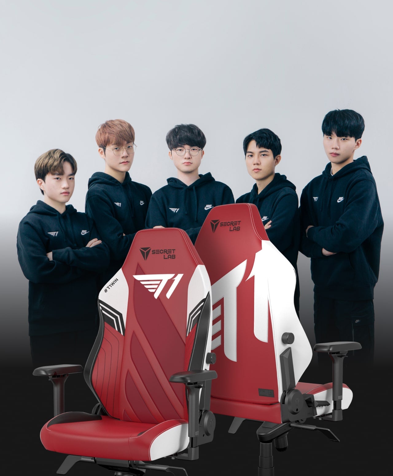 Secretlab x T1 - OMEGA and TITAN Special Edition Gaming Chairs