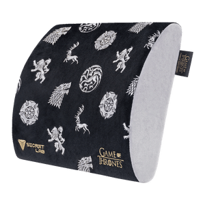 Secretlab Memory Foam Lumbar Pillow - Game of Thrones Iron Anniversary Edition