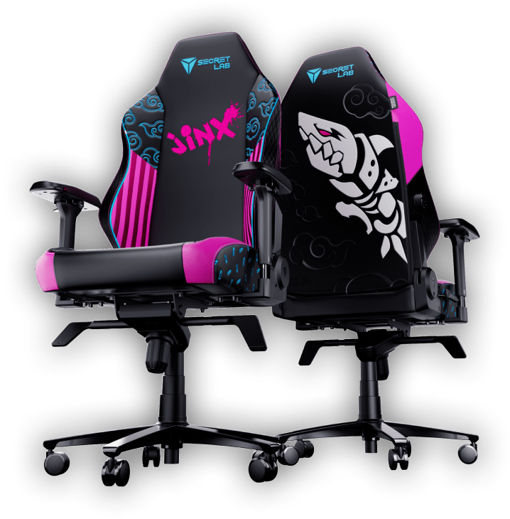 League of Legends esports x Secretlab chairs